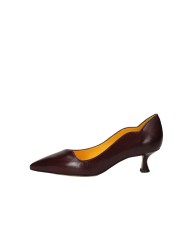 Mara Bini W231003 Décolleté con scollo asimmetrico in nappa Vinaccia