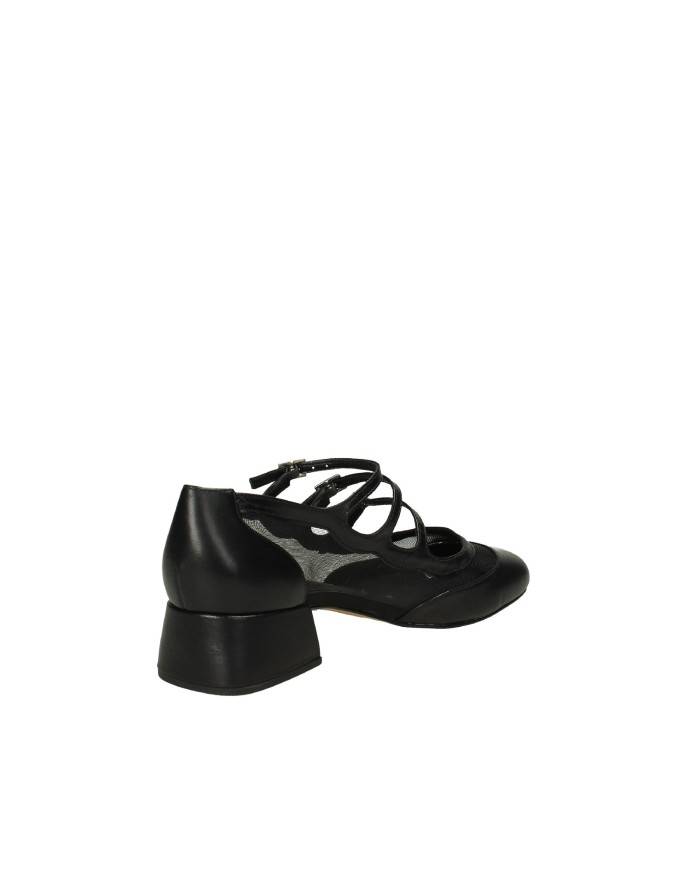 Carrano 725002 Mary Jane in pelle di vitello con tre cinturini Nero Carrano 725002 Mary Jane in pelle di vitello con tre cinturini Nero