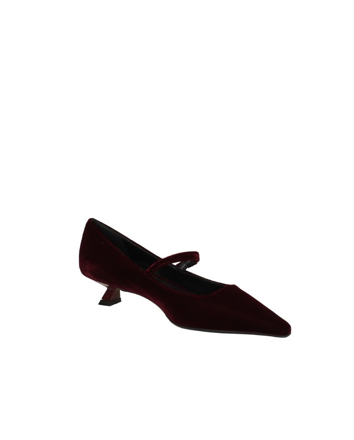 Chantal 2403 Decollété "kitten heel" 100% velluto Bordeaux Chantal 2403 Decollété "kitten heel" 100% velluto Bordeaux