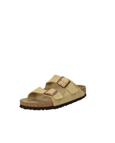 Birkenstock Arizona.1026174 Sandalo Arizona in camoscio Crema Birkenstock Arizona.1026174 Sandalo Arizona in camoscio Crema