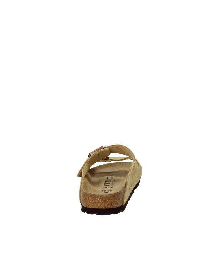 Birkenstock Arizona.1026174 Sandalo Arizona in camoscio Crema Birkenstock Arizona.1026174 Sandalo Arizona in camoscio Crema
