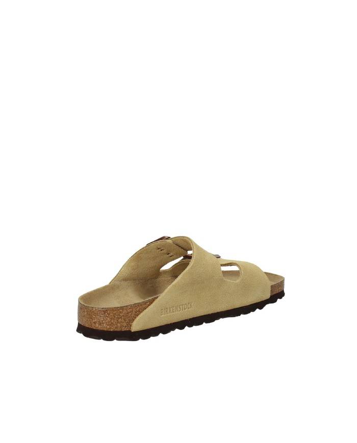 Birkenstock Arizona.1026174 Sandalo Arizona in camoscio Crema Birkenstock Arizona.1026174 Sandalo Arizona in camoscio Crema