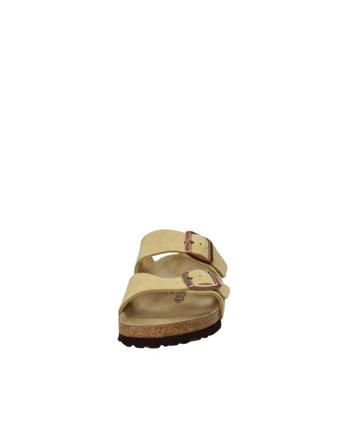 Birkenstock Arizona.1026174 Sandalo Arizona in camoscio Crema Birkenstock Arizona.1026174 Sandalo Arizona in camoscio Crema