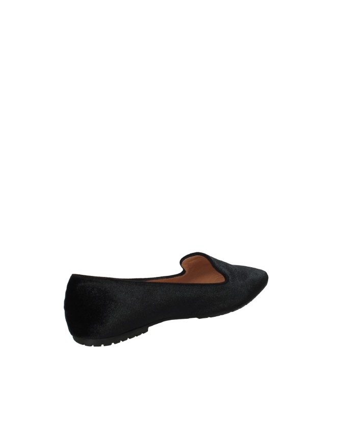 Il Borgo Firenze A5800 Ballerina slip on in velluto Nero