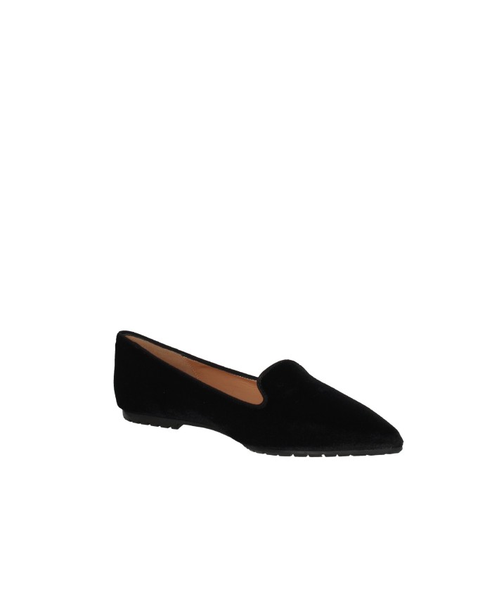 Il Borgo Firenze A5800 Ballerina slip on in velluto Nero