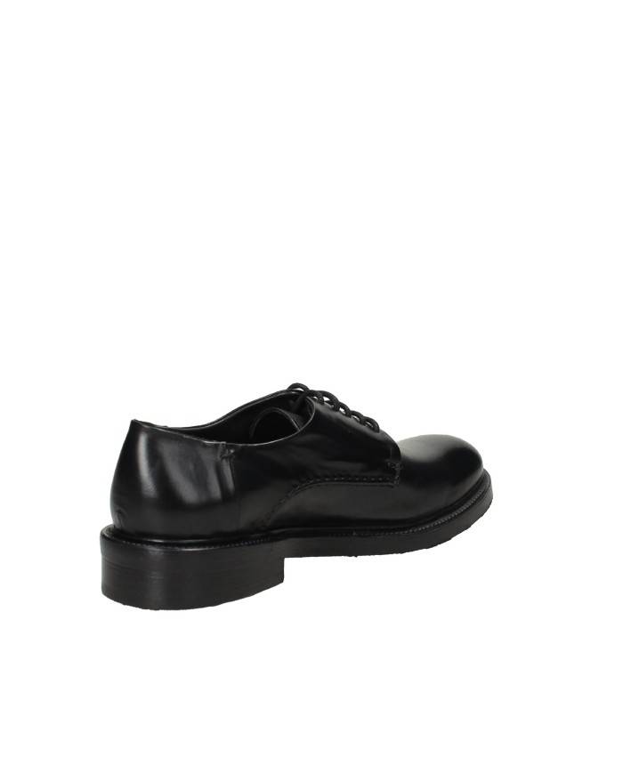 JP David 41 Stringate in pelle Nero