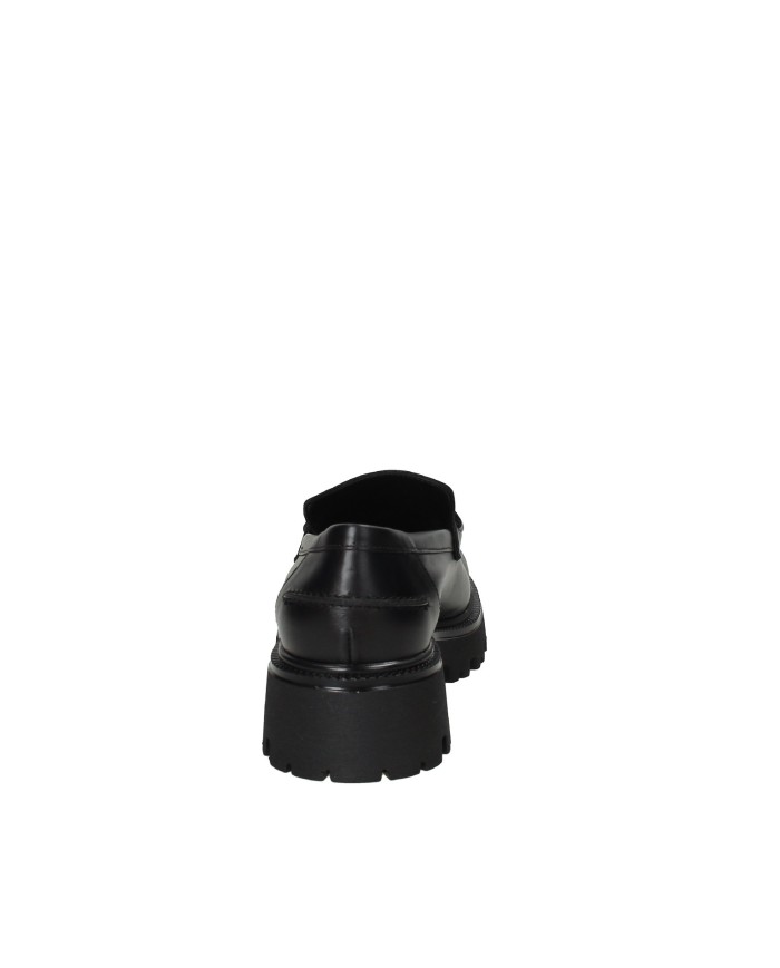 VSL 7705 Mocassino carrarmato in pelle opaca Nero