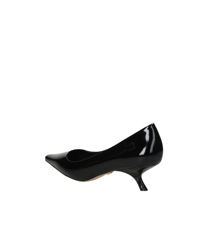 Lola Cruz 197z20bk Decollété kitten heel in vernice Nero