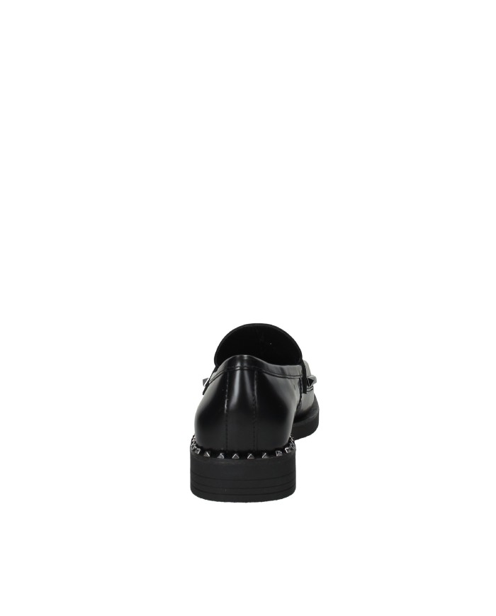 Ash WhisperStuds01 Mocassino in pelle con borchie Nero Ash WhisperStuds01 Mocassino in pelle con borchie Nero