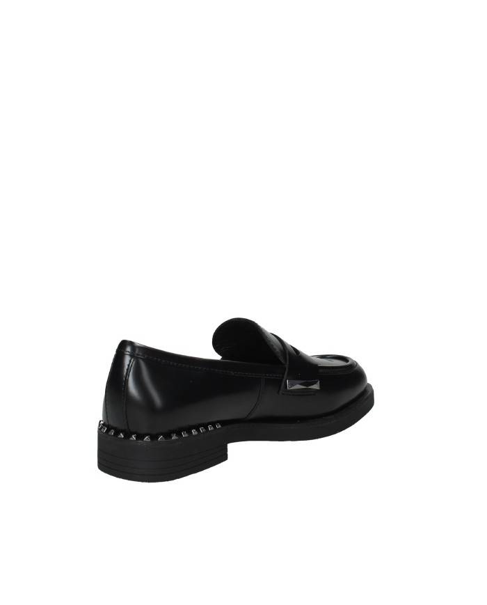 Ash WhisperStuds01 Mocassino in pelle con borchie Nero Ash WhisperStuds01 Mocassino in pelle con borchie Nero