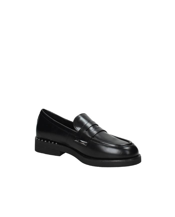 Ash WhisperStuds01 Mocassino in pelle con borchie Nero Ash WhisperStuds01 Mocassino in pelle con borchie Nero