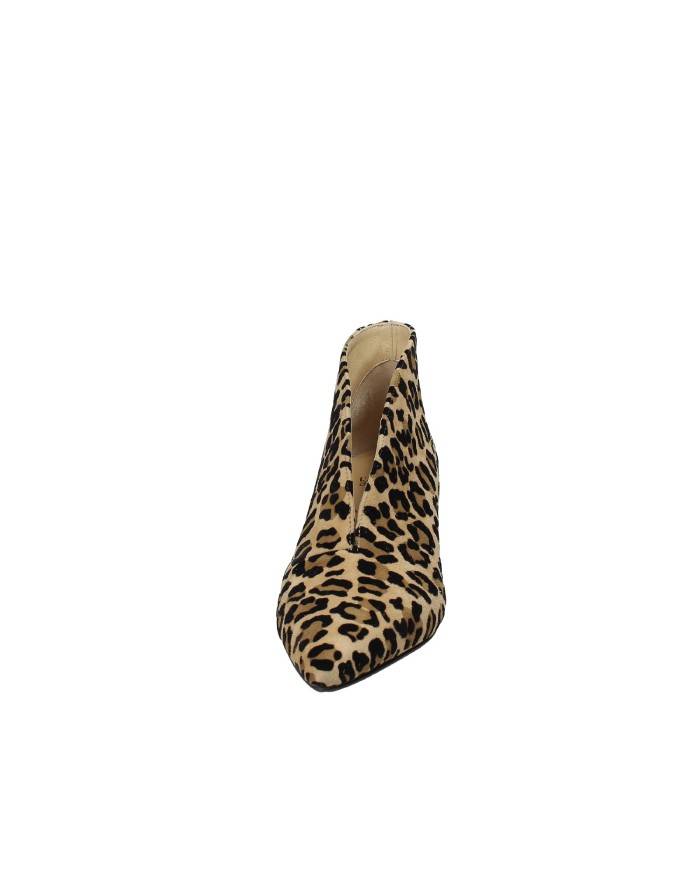 L'Arianna TR2426 Tronchetto in camoscio a falde Leopardo