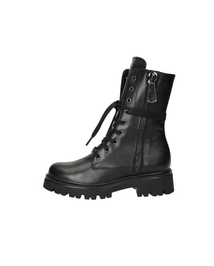 VSL 7683 Anfibio carrarmato in pelle Nero VSL 7683 Anfibio carrarmato in pelle Nero