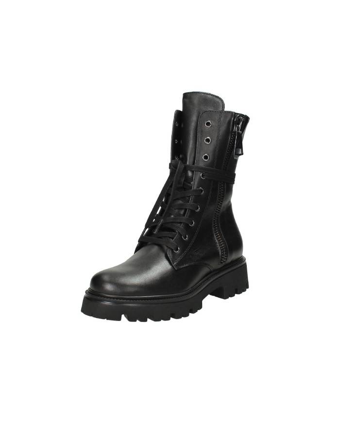 VSL 7683 Anfibio carrarmato in pelle Nero VSL 7683 Anfibio carrarmato in pelle Nero
