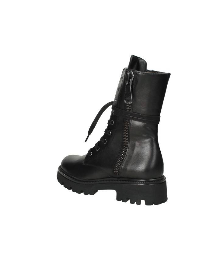 VSL 7683 Anfibio carrarmato in pelle Nero VSL 7683 Anfibio carrarmato in pelle Nero