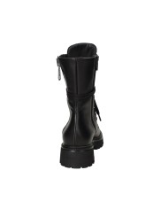 VSL 7683 Anfibio carrarmato in pelle Nero VSL 7683 Anfibio carrarmato in pelle Nero