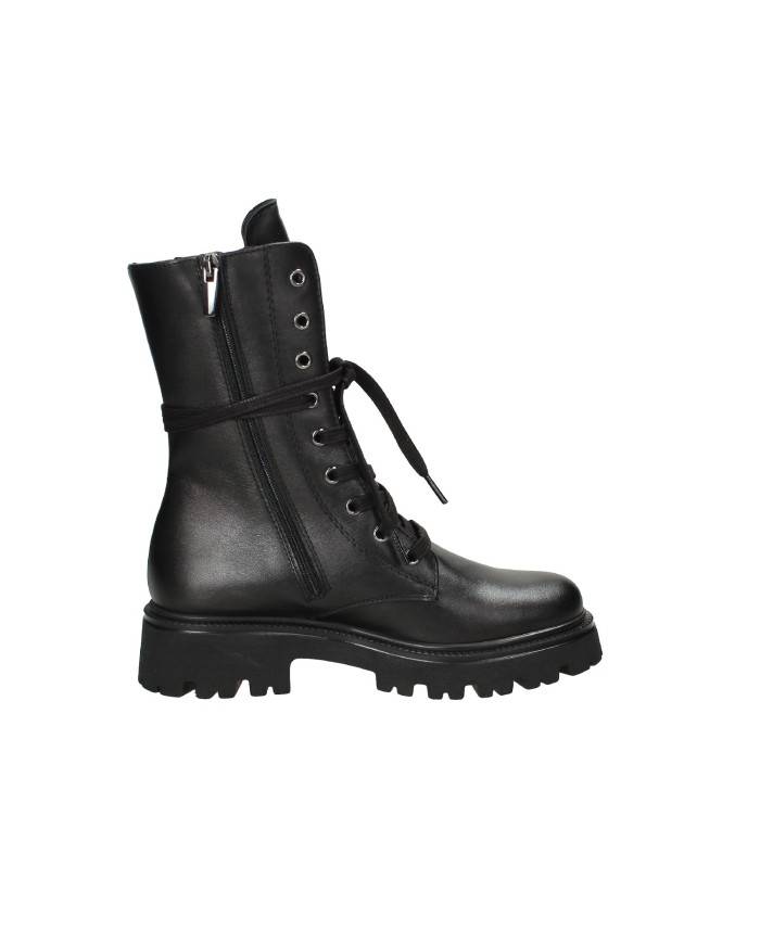 VSL 7683 Anfibio carrarmato in pelle Nero VSL 7683 Anfibio carrarmato in pelle Nero