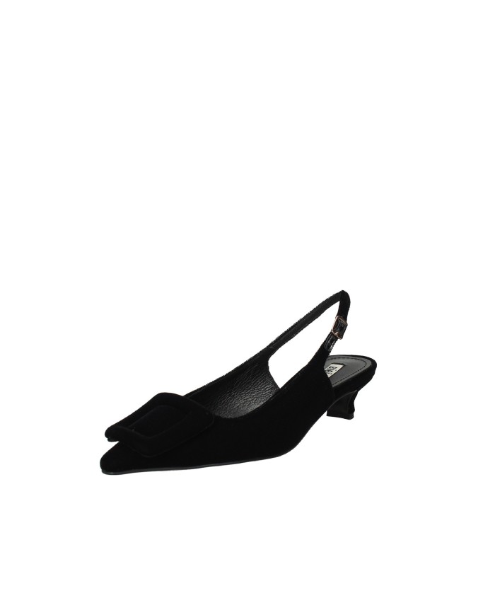 Bibi Lou 613z70vk Slingback kitten heel in velluto Nero Bibi Lou 613z70vk Slingback kitten heel in velluto Nero