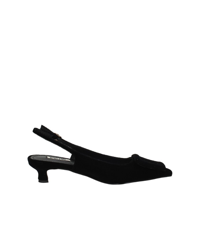 Bibi Lou 613z70vk Slingback kitten heel in velluto Nero Bibi Lou 613z70vk Slingback kitten heel in velluto Nero