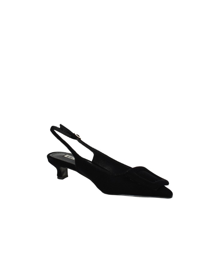 Bibi Lou 613z70vk Slingback kitten heel in velluto Nero Bibi Lou 613z70vk Slingback kitten heel in velluto Nero