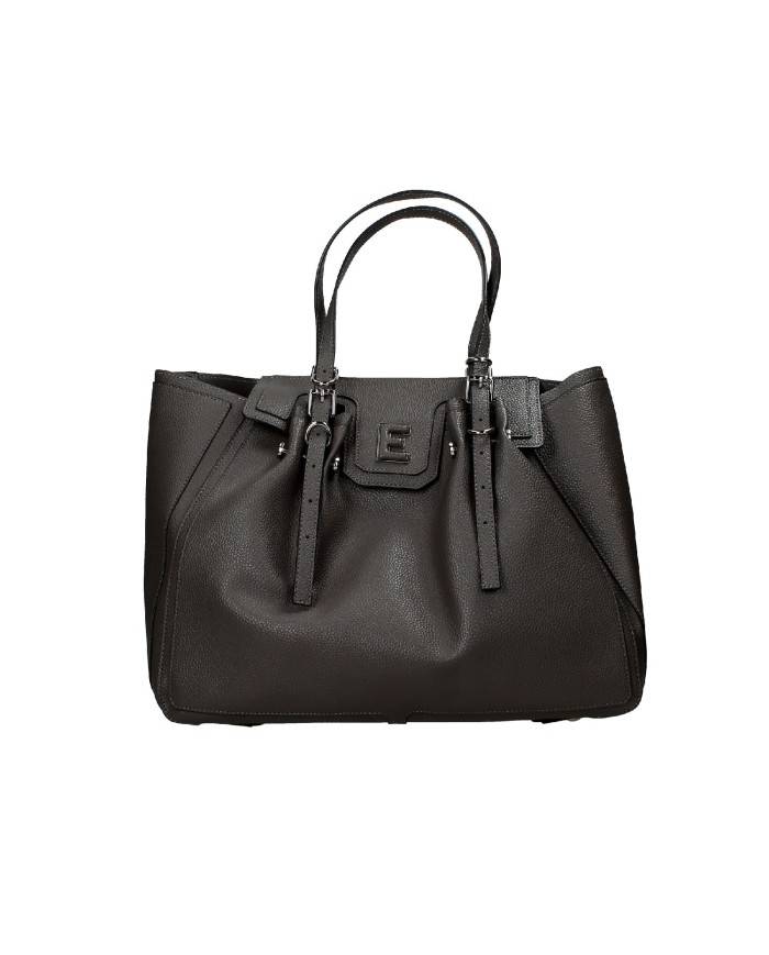 Ermanno Scervino 12401727 Borsa Shopper bag due manici in ecopelle Grigio