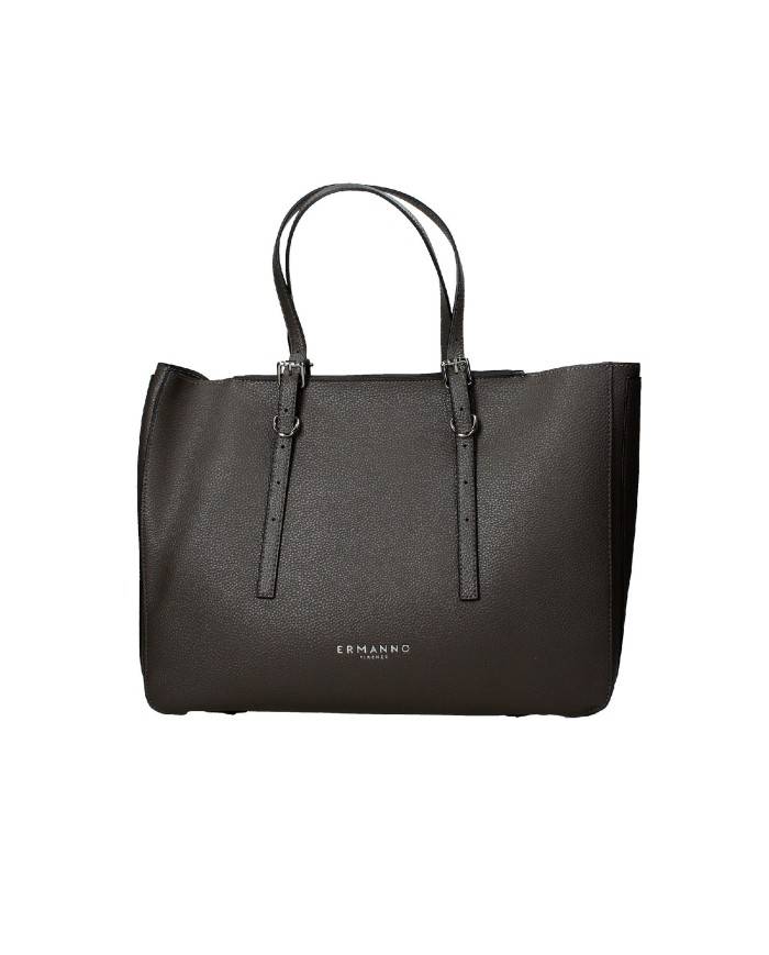 Ermanno Scervino 12401727 Borsa Shopper bag due manici in ecopelle Grigio