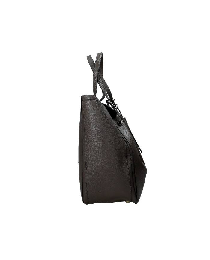 Ermanno Scervino 12401727 Borsa Shopper bag due manici in ecopelle Grigio