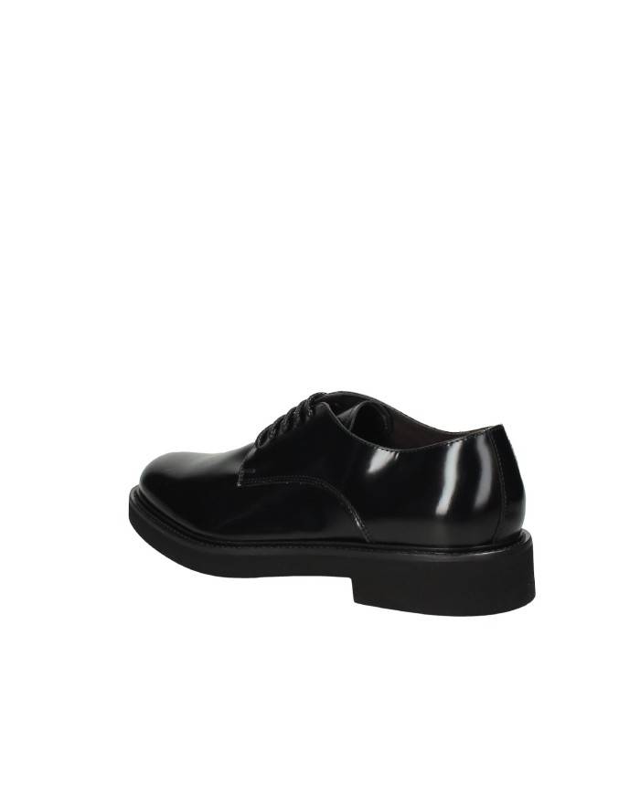Rossano Bisconti 733-04 Derby allacciata in pelle Nero