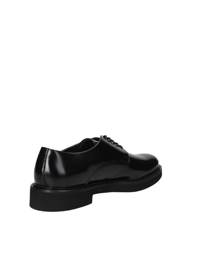 Rossano Bisconti 733-04 Derby allacciata in pelle Nero