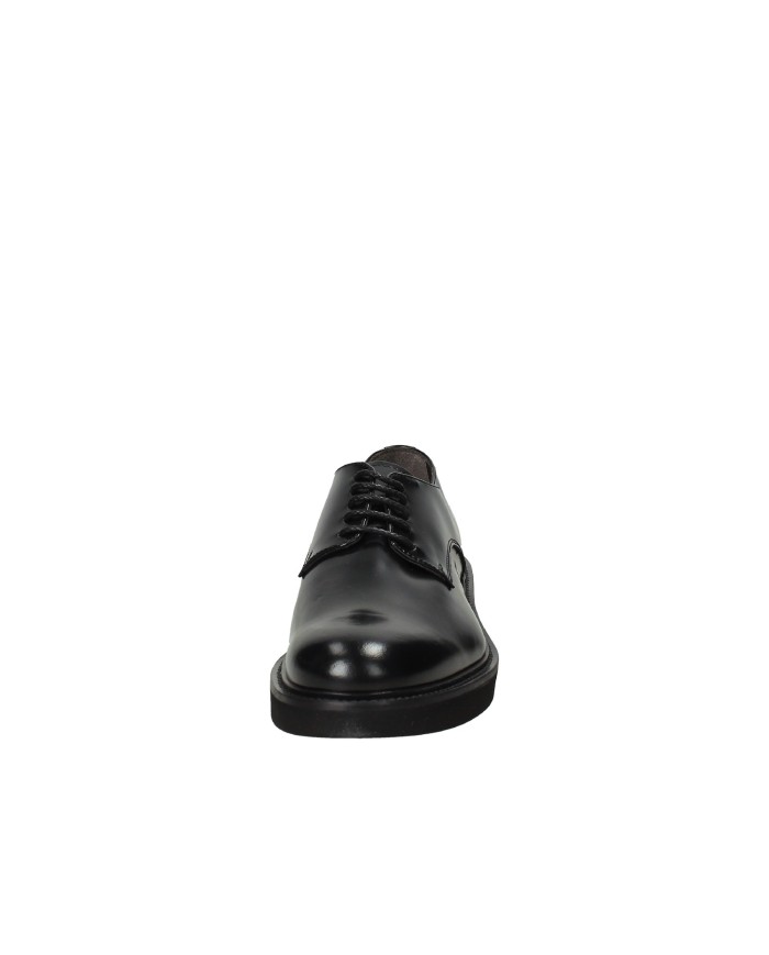 Rossano Bisconti 733-04 Derby allacciata in pelle Nero