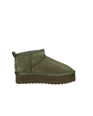 Colors of California ywpla01 Boot in lana e camoscio Verde Militare Colors of California ywpla01 Boot in lana e camoscio Verde Militare