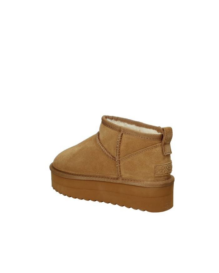 Colors of California ywpla01 Boot in lana e camoscio Tan