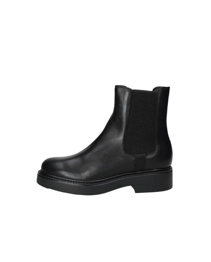VSL 7019 Stivaletto Beatles in pelle Nero