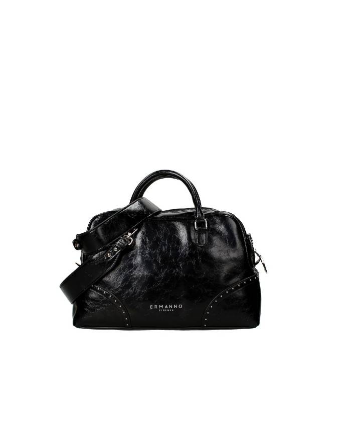 Ermanno Scervino 12401795 Borsa due manici bowling in ecopelle Nero
