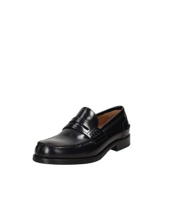 Rossano Bisconti 359-03 Mocassino college in pelle spazzolata Nero Rossano Bisconti 359-03 Mocassino college in pelle spazzolata Nero