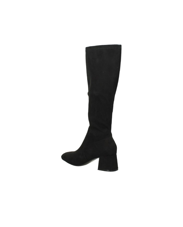 Uma Parker 611 Stivale in eco suede stretch Nero