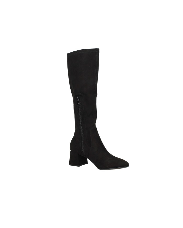 Uma Parker 611 Stivale in eco suede stretch Nero