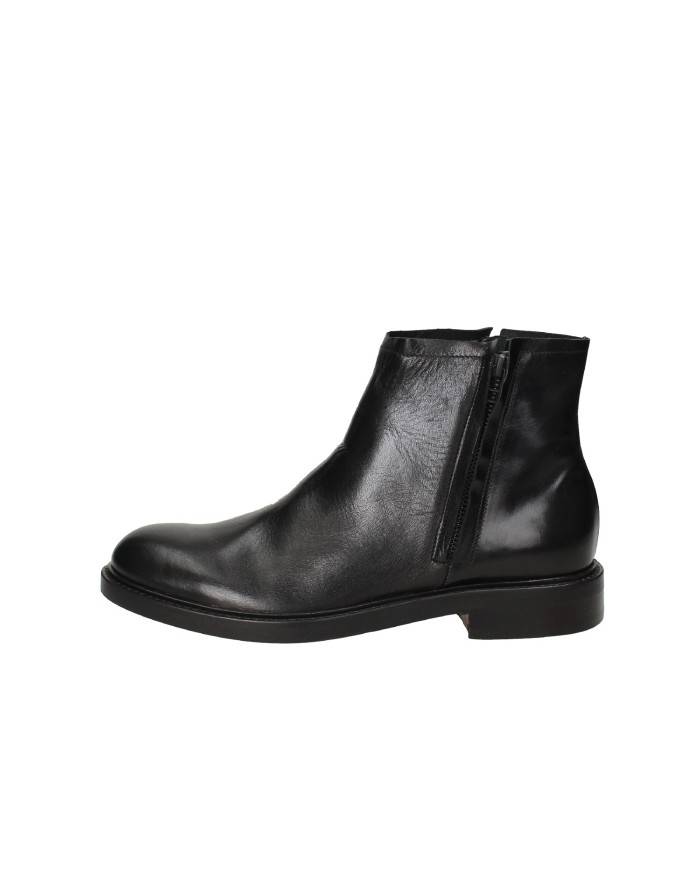 Pawelk's 24209 Polacchino con zip in pelle Nero Pawelk's 24209 Polacchino con zip in pelle Nero