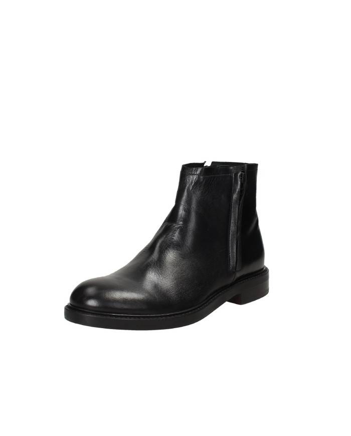 Pawelk's 24209 Polacchino con zip in pelle Nero Pawelk's 24209 Polacchino con zip in pelle Nero