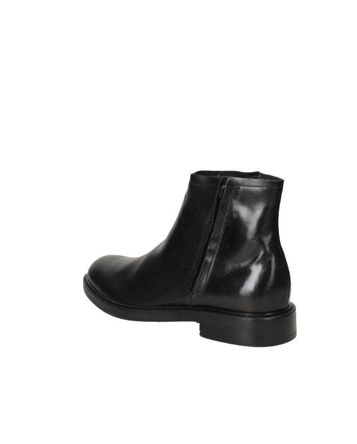 Pawelk's 24209 Polacchino con zip in pelle Nero Pawelk's 24209 Polacchino con zip in pelle Nero