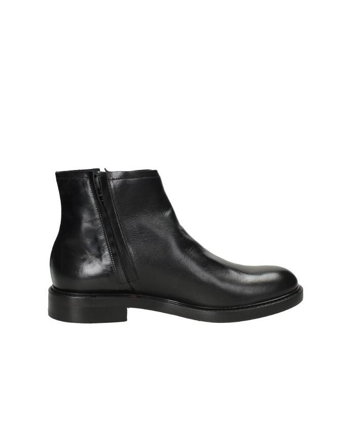 Pawelk's 24209 Polacchino con zip in pelle Nero Pawelk's 24209 Polacchino con zip in pelle Nero