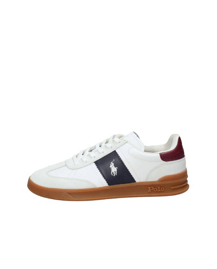 Polo Ralph Lauren HRT AERA PP Sneaker classica in pelle Bianco