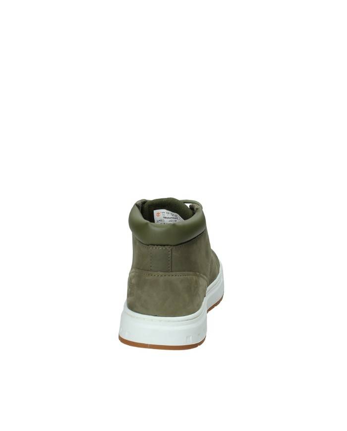 Timberland® Maple Grove.A5PR8 Polacchino modello sneaker in nabuk Verde Timberland® Maple Grove.A5PR8 Polacchino modello sneaker in nabuk Verde