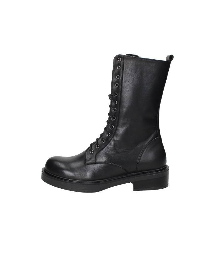 Alamanni 4009 Anfibio classico in pelle Nero Alamanni 4009 Anfibio classico in pelle Nero