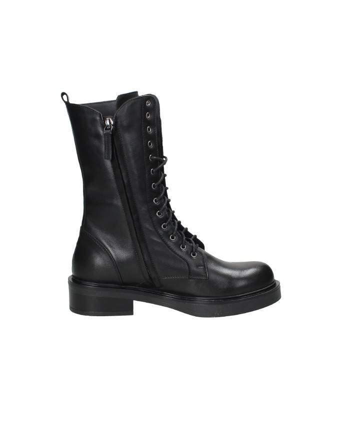 Alamanni 4009 Anfibio classico in pelle Nero Alamanni 4009 Anfibio classico in pelle Nero