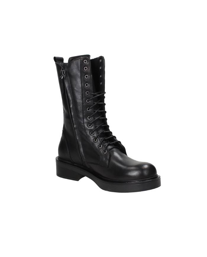 Alamanni 4009 Anfibio classico in pelle Nero Alamanni 4009 Anfibio classico in pelle Nero