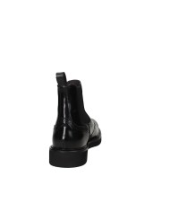 Rossano Bisconti 733-07 Stivaletto da uomo in pelle spazzolata Nero
