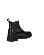 Rossano Bisconti 733-07 Stivaletto da uomo in pelle spazzolata Nero