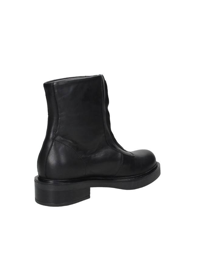 Alamanni 7100 Biker con zip centrale in pelle Nero Alamanni 7100 Biker con zip centrale in pelle Nero