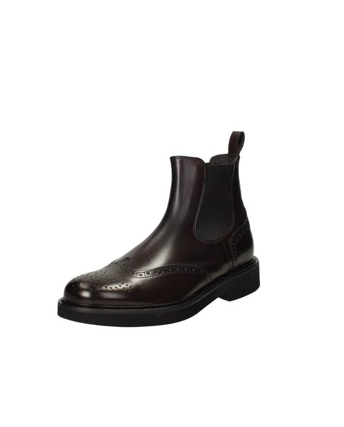 Rossano Bisconti 733-07 Stivaletto da uomo in pelle spazzolata Testa Moro